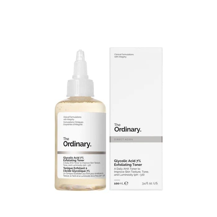 THE ORDINARY Glycolic Acid 7% Exfoliating Toning Solution Travel Size (100ml)
