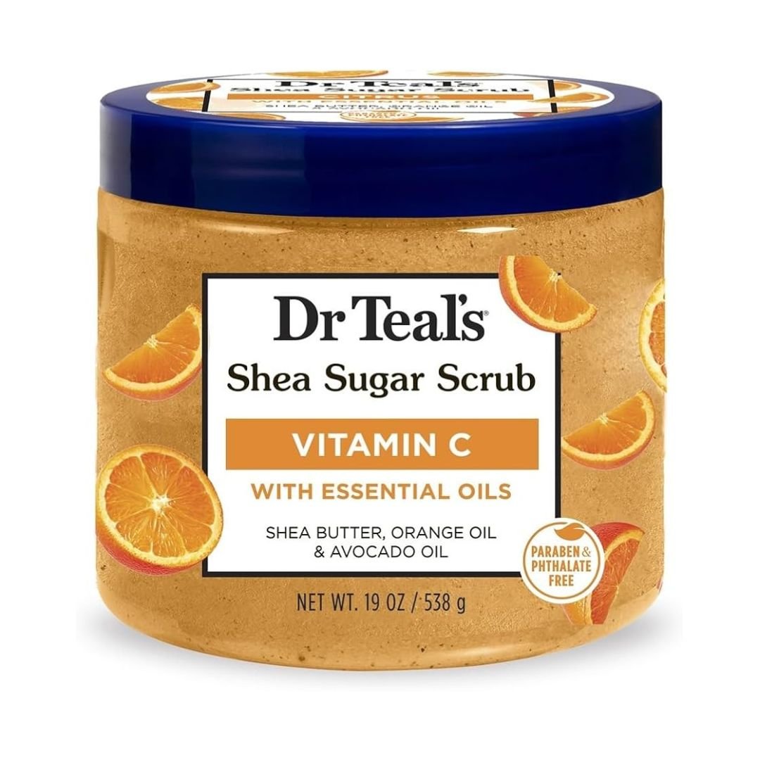 Dr. Teal’s Shea Sugar Scrub with Vitamin C & Essential Oil